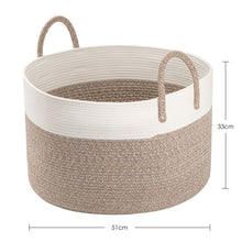 Load image into Gallery viewer, XXXLarge Woven Round Rope Basket - Jute