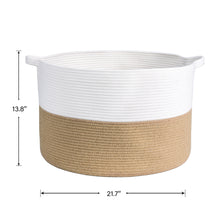 Load image into Gallery viewer, XXXLarge Jute Rope Basket - Jute