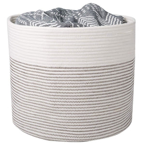 Small Storage Basket - Mix White & Black