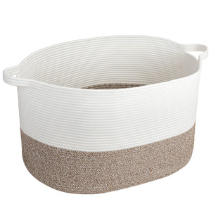 XXXLarge Woven Oval Rope Basket - Jute