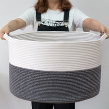 Load image into Gallery viewer, XXXLarge Jute Rope Basket - Grey