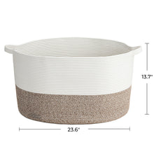 Load image into Gallery viewer, XXXLarge Woven Oval Rope Basket - Jute